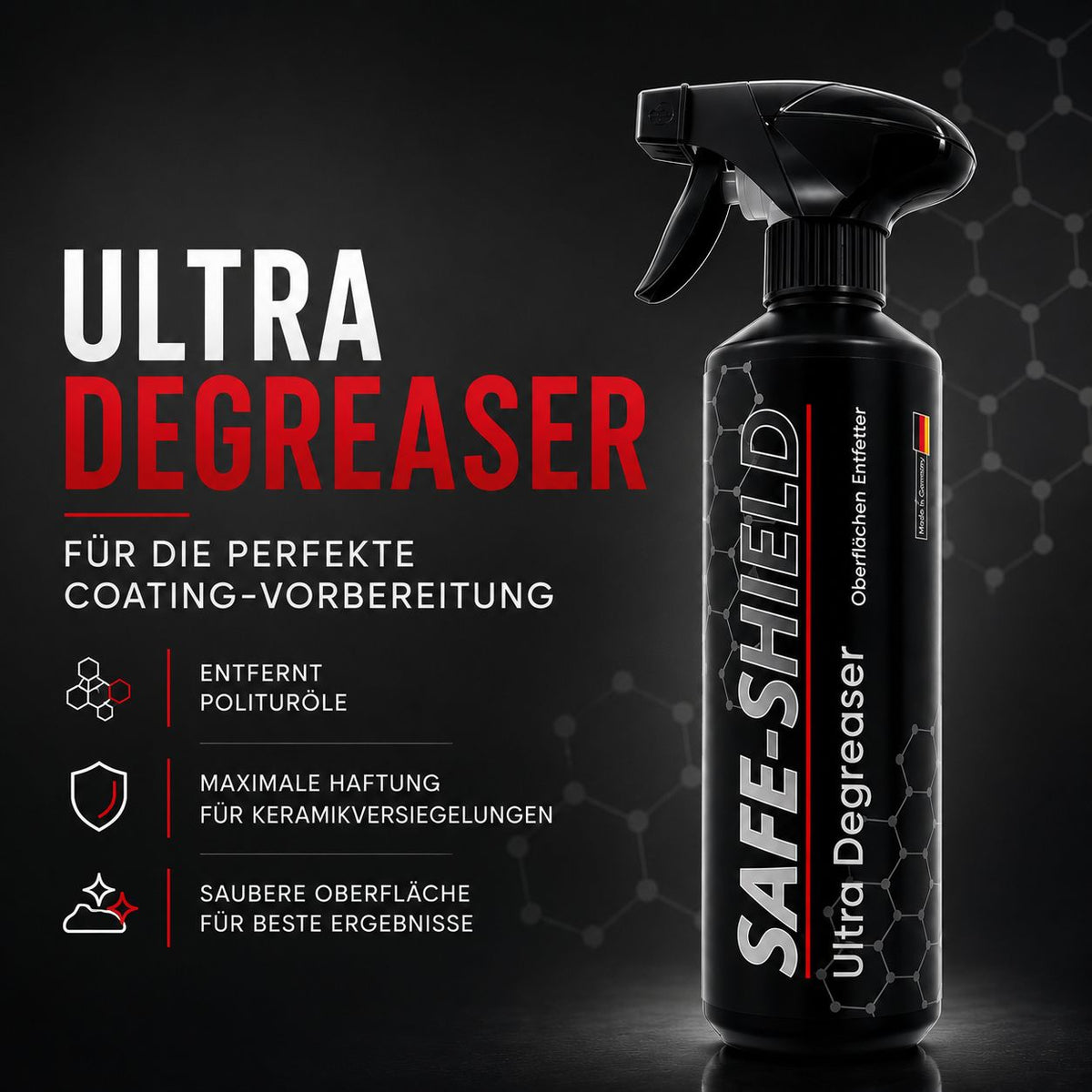 Ultra Degreaser product information graphic.