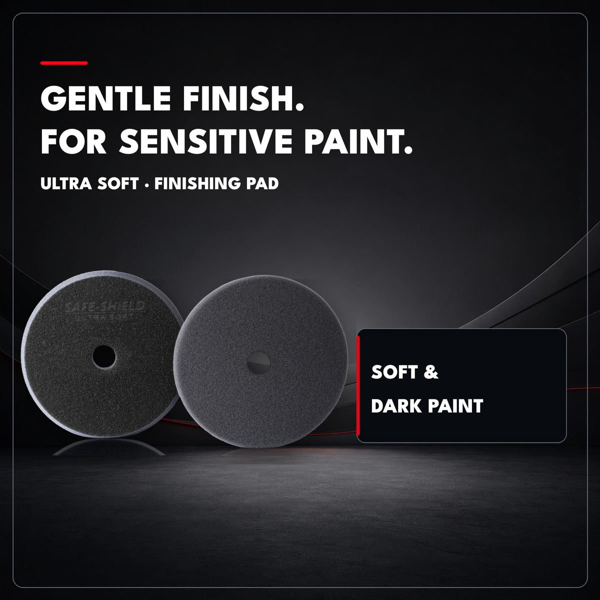 Ultra Soft Finish-Pad für empfindliche, weiche und dunkle Lacke.