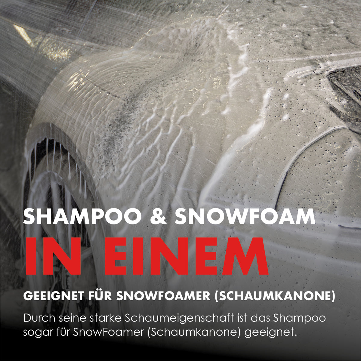 shampoo und snow foam erklaerung