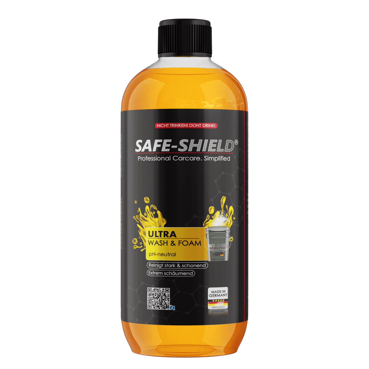pH-neutral car shampoo.
