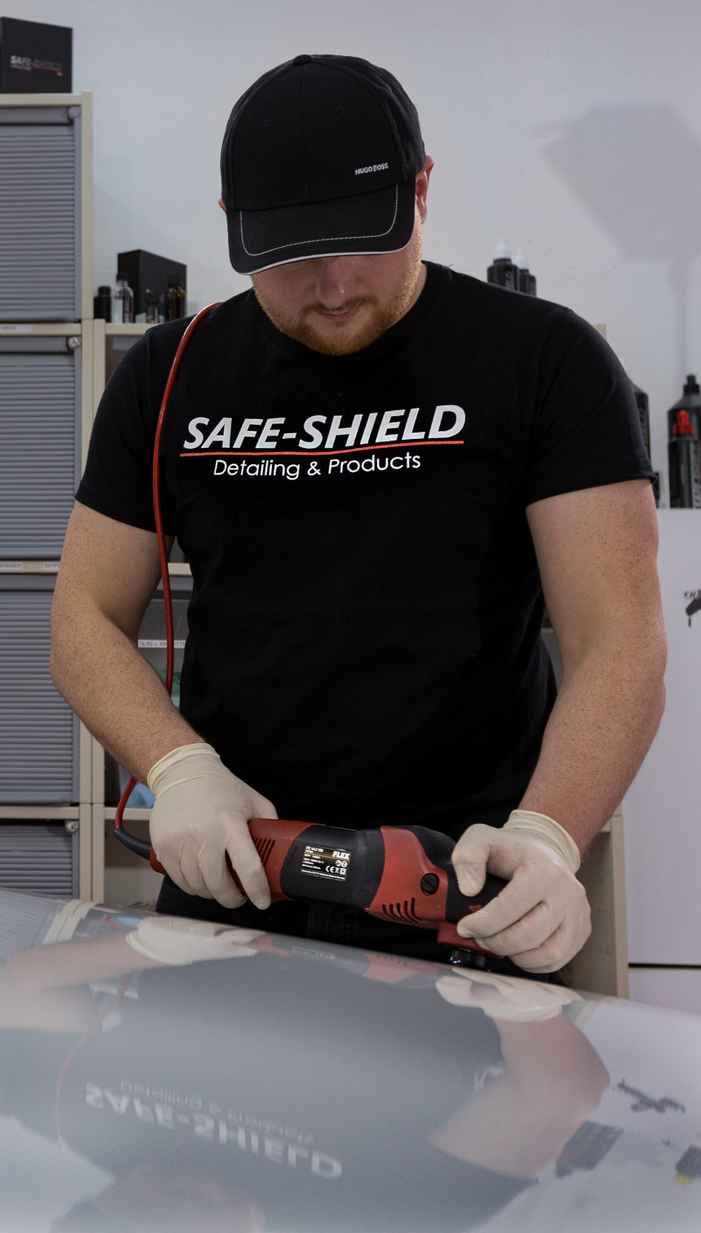 Safe-Shield T-Shirt im originalen Markendesign